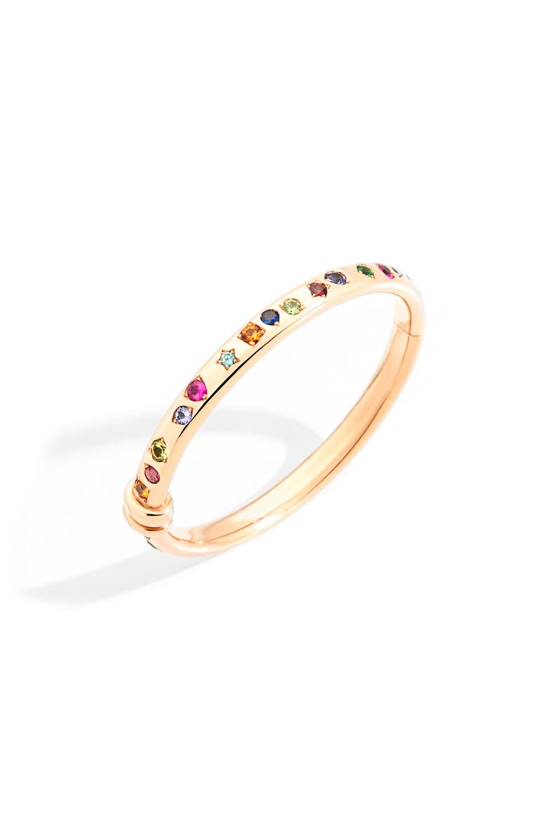 Iconica Color Bangle, Main, color, ROSE GOLD/ MULTI