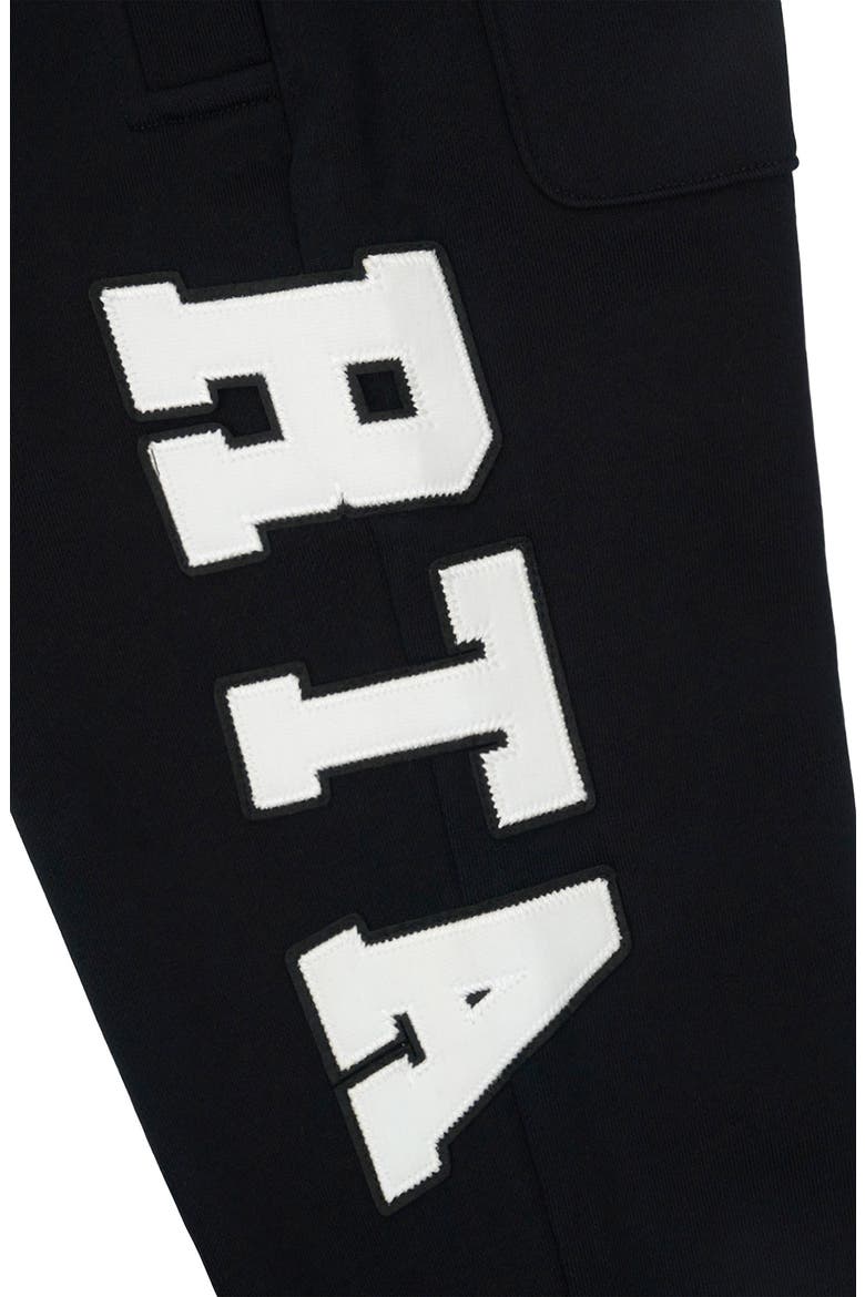 Kids' Ewan Cotton Sweatpants, Alternate, color, BLACK COLLEGIATE