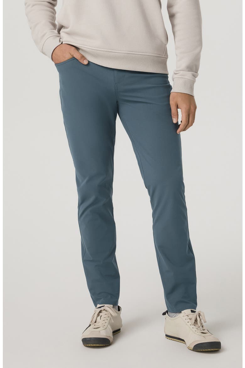 Meta Athletic Slim Pants, Alternate, color, BLUE SEA