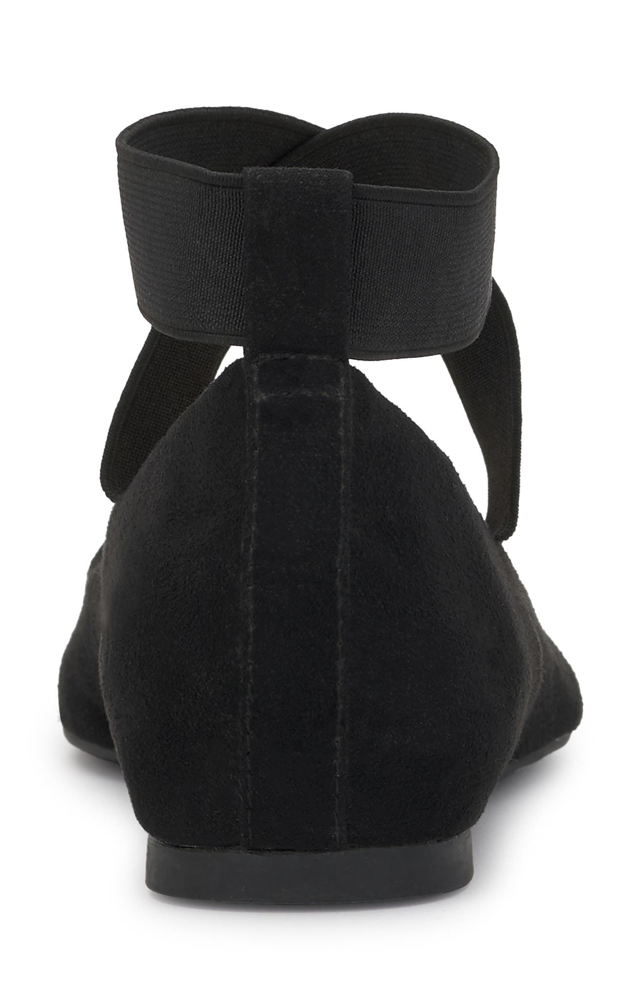Jessica Simpson Mandayss Ankle Strap Ballet Flat, Alternate, color, Black 02