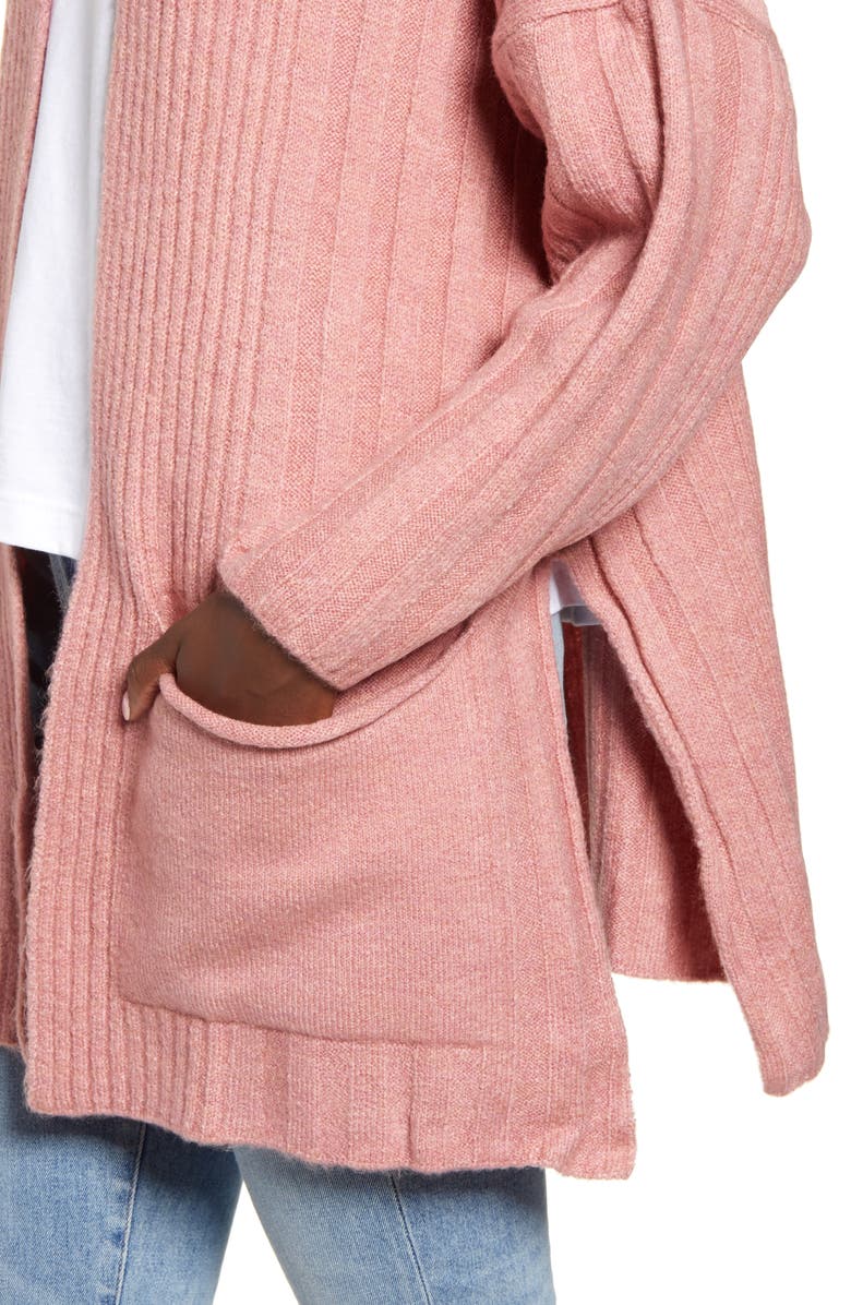 Topshop Long Cardigan, Alternate, color, 