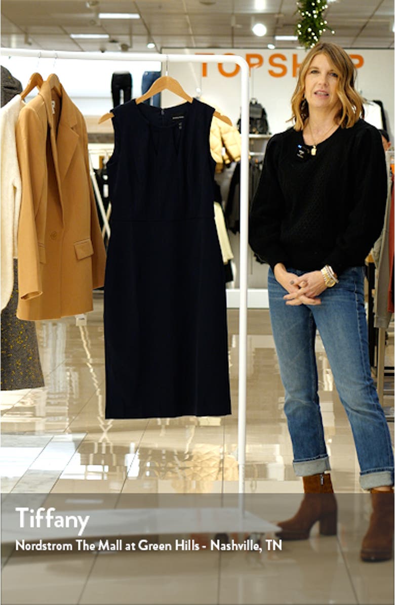 Cutout Sheath Midi Dress, sales video thumbnail