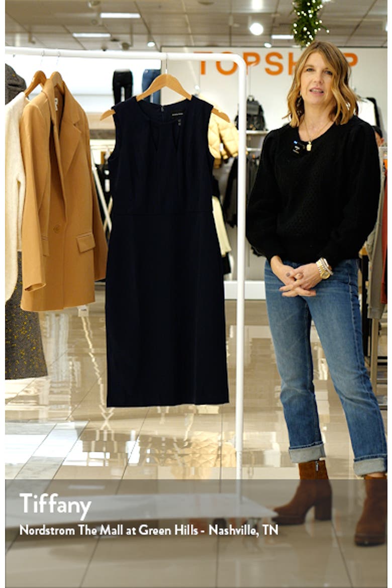 Cutout Sheath Midi Dress video