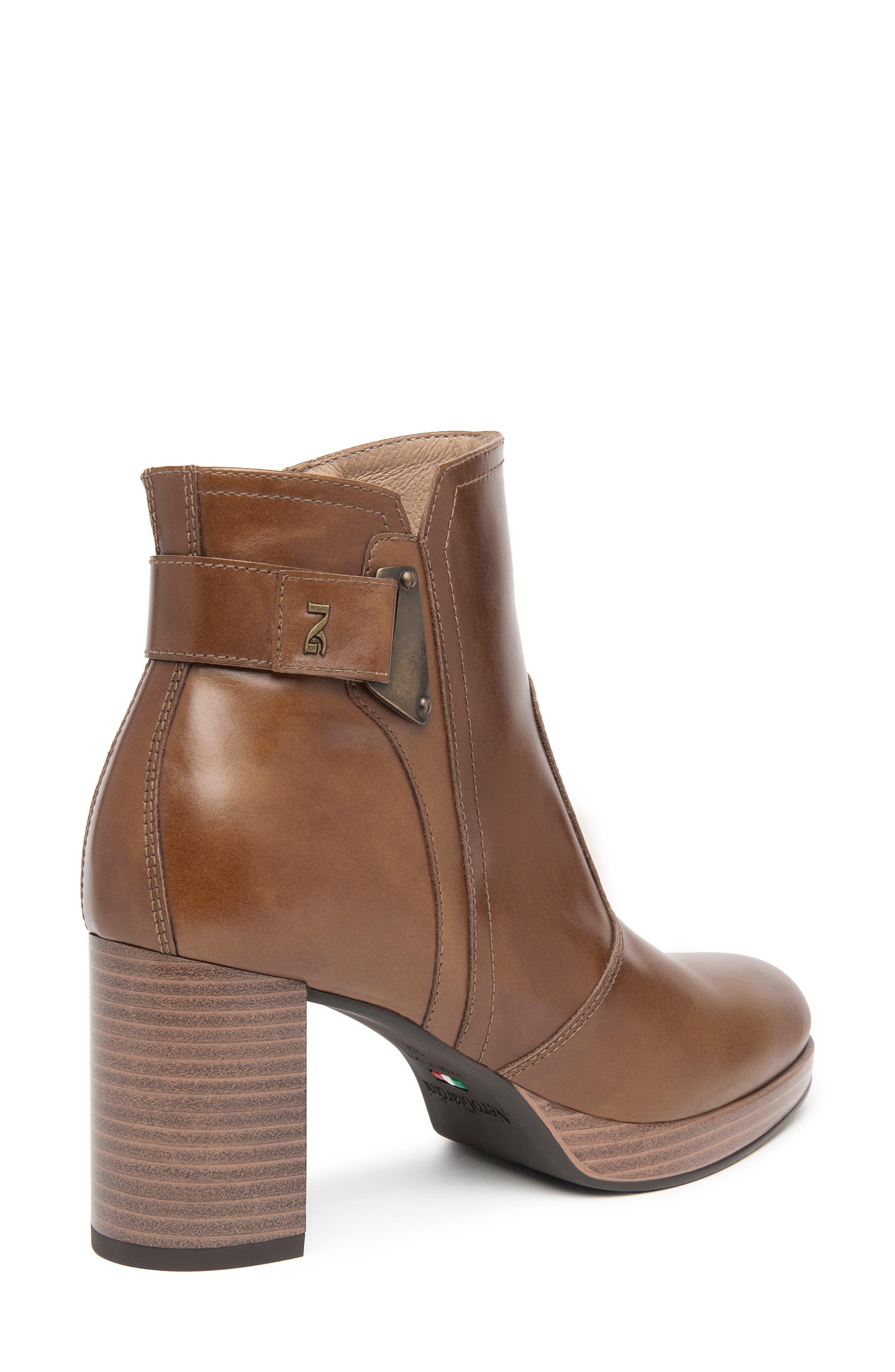 Platform Bootie, Alternate, color, BROWN