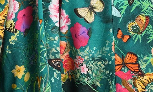 L Agence L'agence Geneva Crepe Cover-up Maxi Sundress In Multi