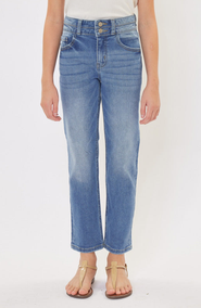 KanCan Dream High Rise Mini Straight Leg Jeans