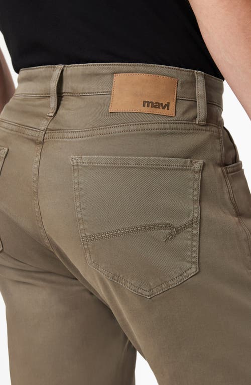 Mavi Jeans Zach Straight Leg Twill Pants In Olive Casual Twill