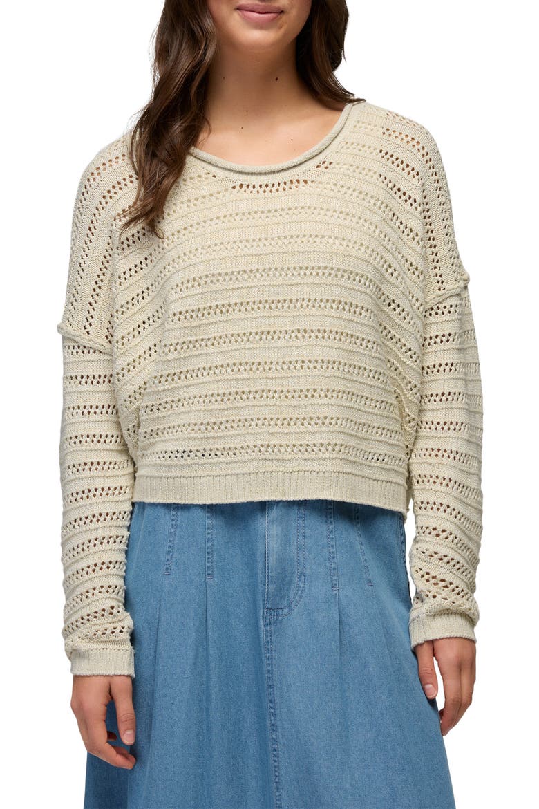 Malibu Lagoon Sweater, Main, color, STONE MARL