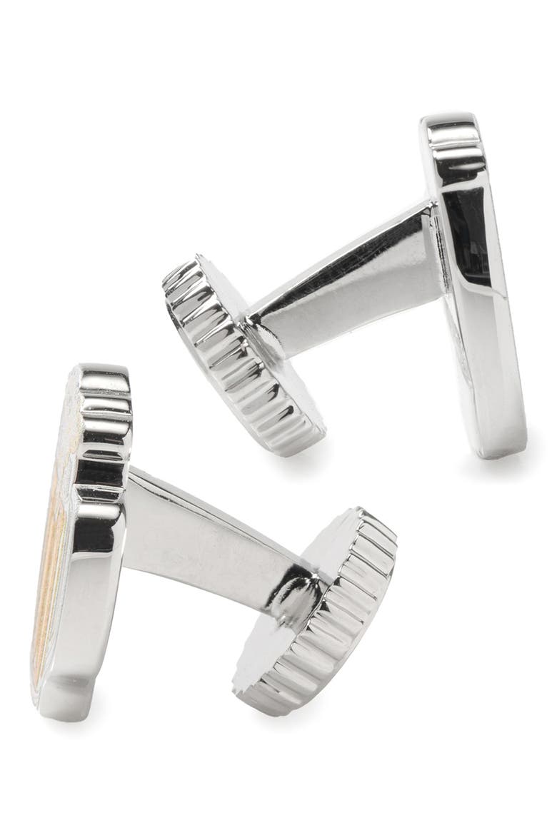 Beer Cuff Links, Alternate, color, BROWN