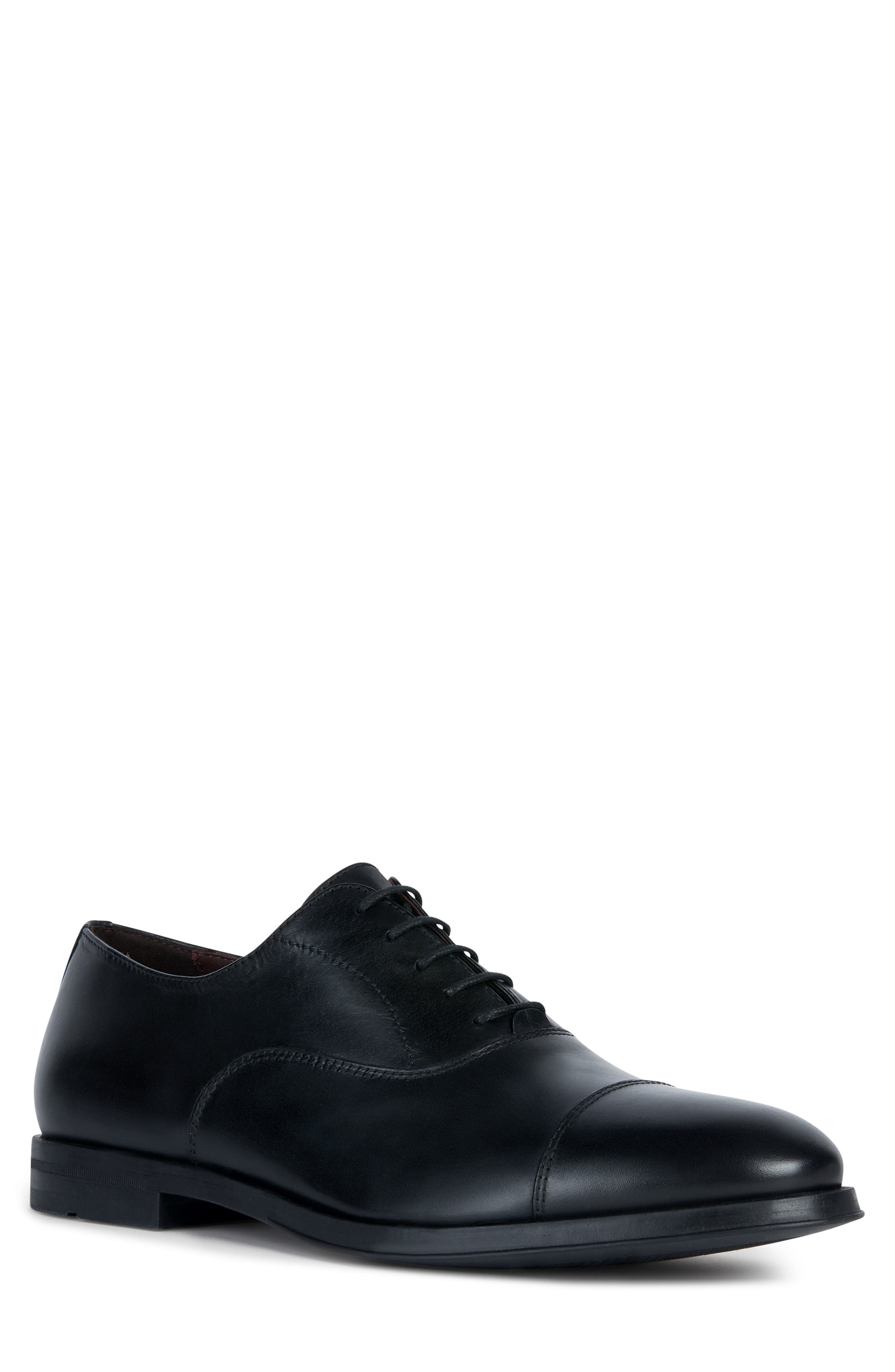 Geox Decio Water Resistant Cap Toe Oxford, Main, color, 