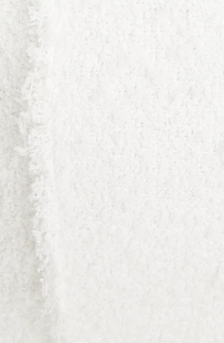 Balmain Long Sleeve Bouclé Tweed Minidress, Alternate, color, 