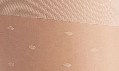 Nordstrom Polka Dots Tights In Beige Almond