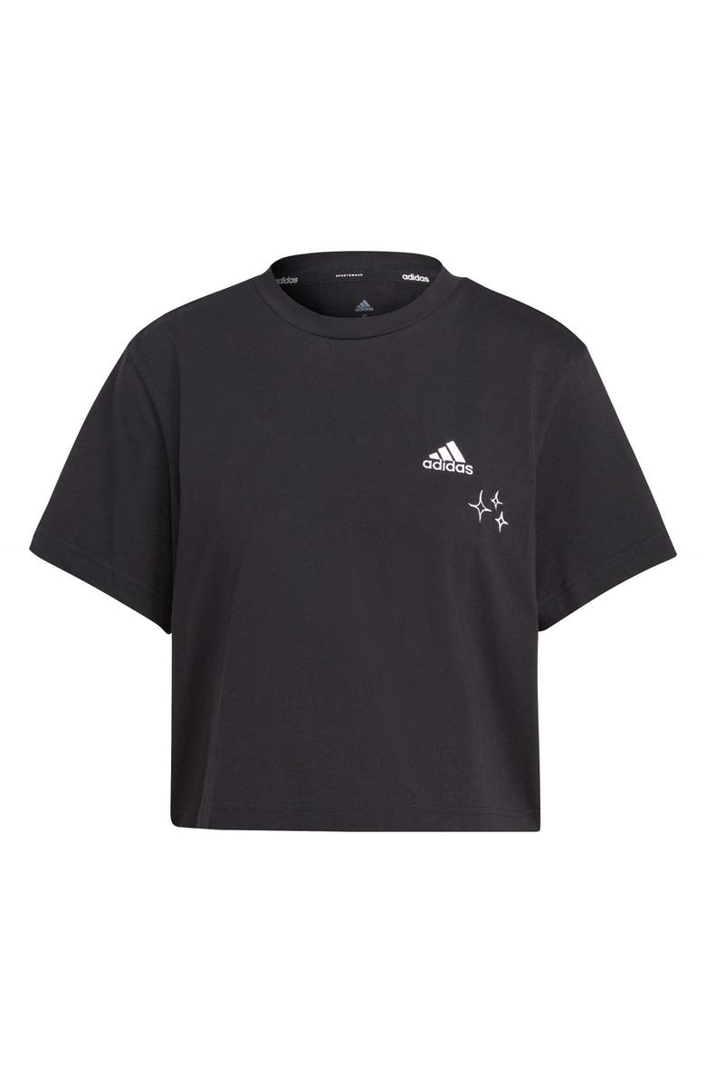 adidas Scribble Crop T-Shirt, Alternate, color,