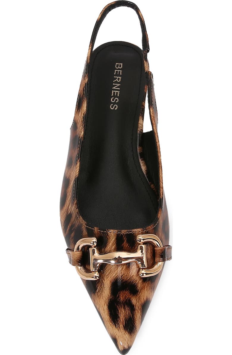 BERNESS Bit Slingback Flat, Alternate, color, Leopard