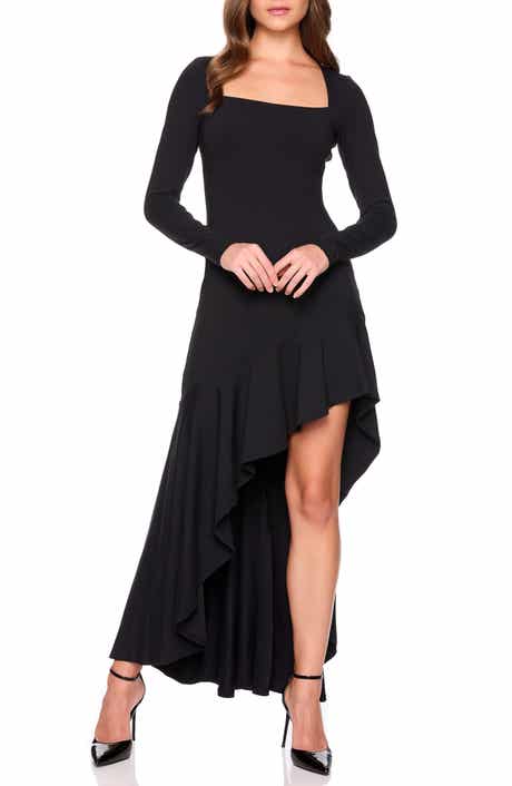 Susana Monaco Long Sleeve High Low Dress