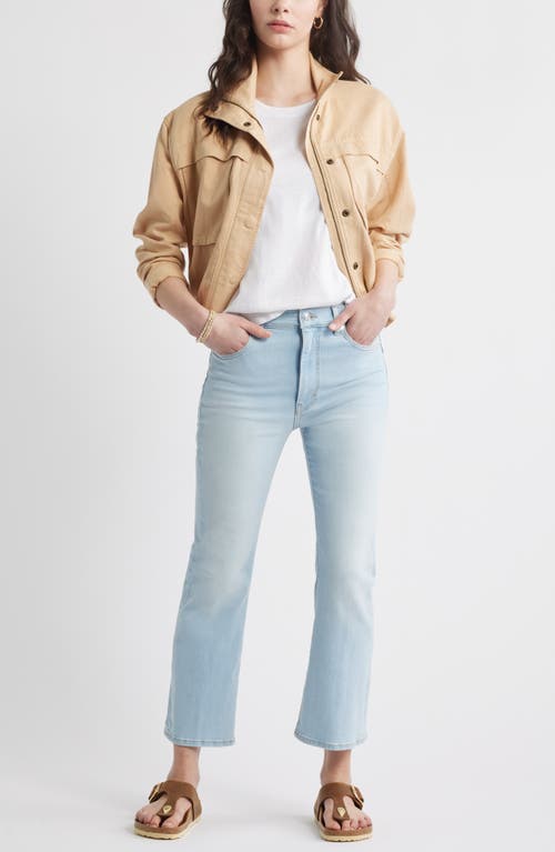 Caslonr Caslon(r) Cap Sleeve Linen Blend Top