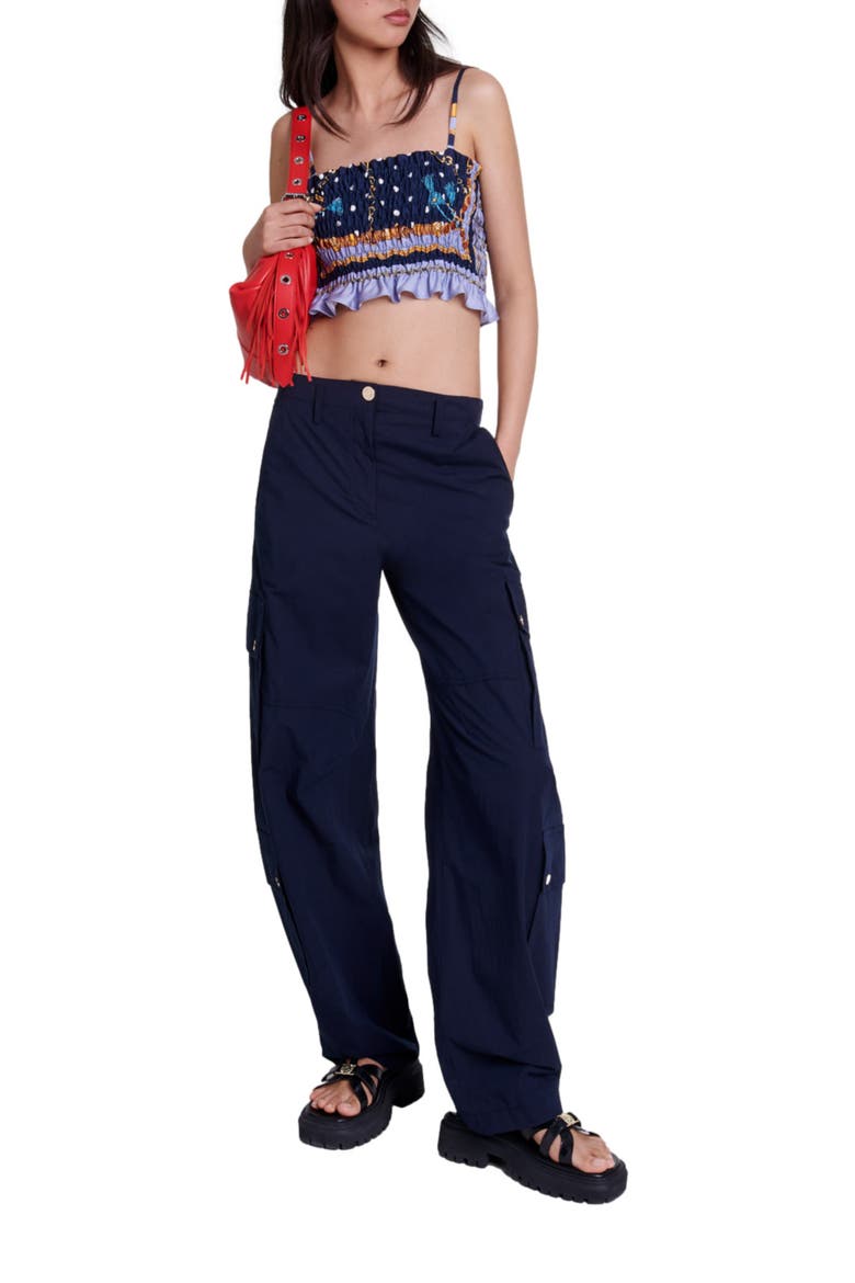 Cargo trousers, Main, color, Navy