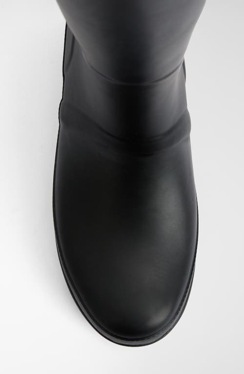 Barbour Leighton Tall Wellington Boot In Black