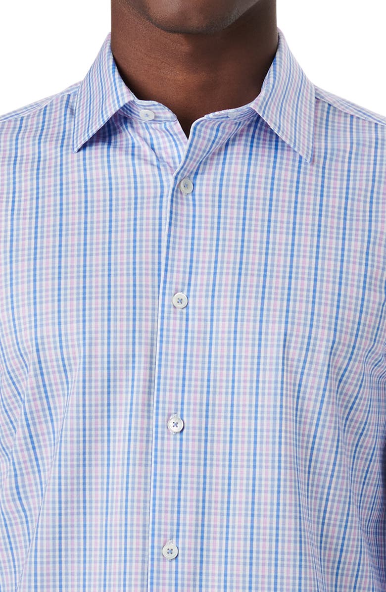 Bugatchi OoohCotton<sup>®</sup> Check Button-Up Shirt, Alternate, color, 