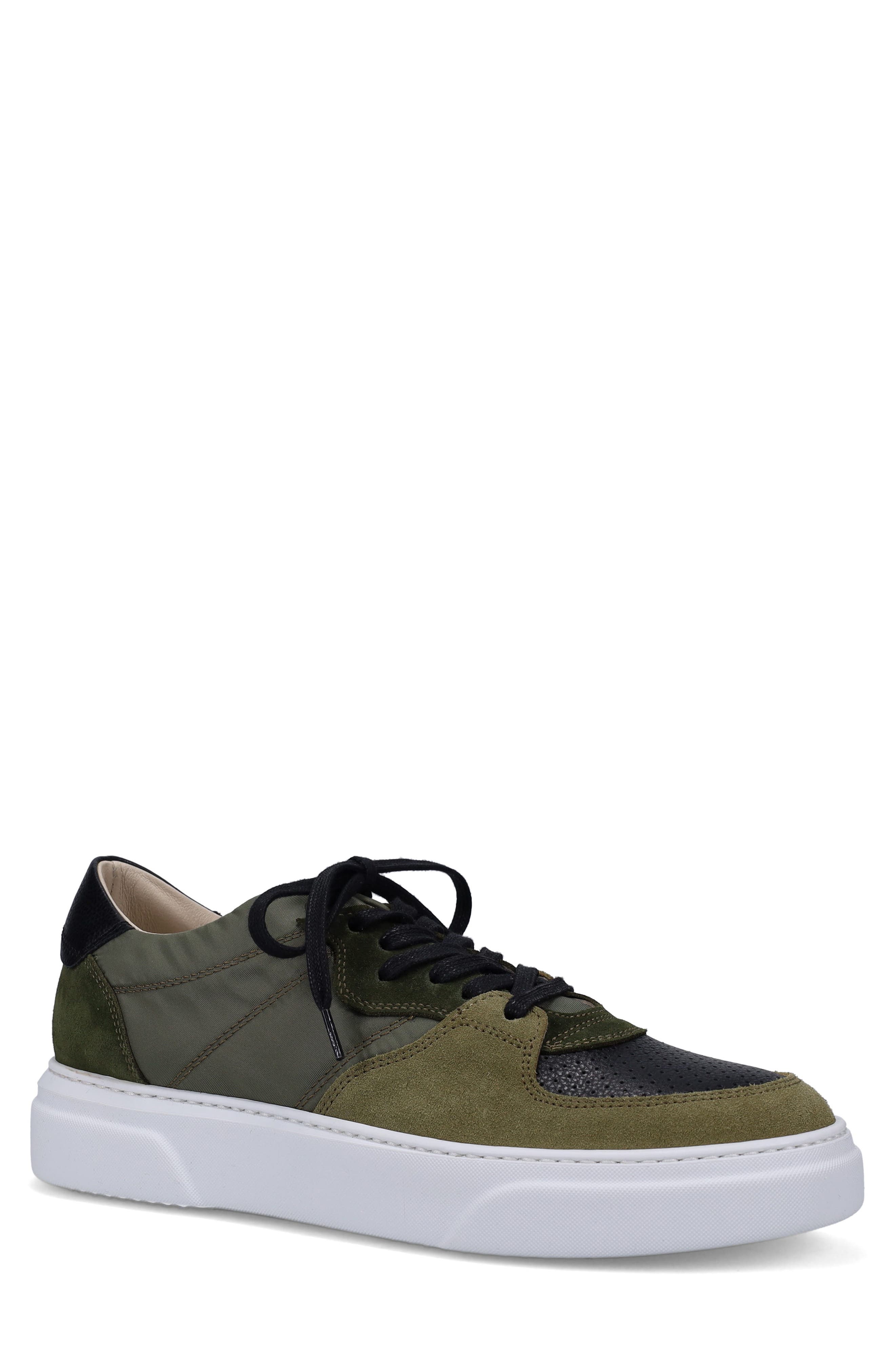 Macklan Water Resistant Sneaker, Main, color, MILITARY
