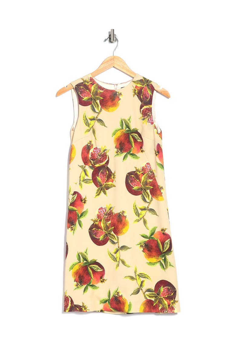 Dolce&Gabbana Pomegranate Print Shift Dress, Alternate, color,
