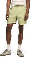 Lucky Brand Linen & Cotton Pull-On Shorts