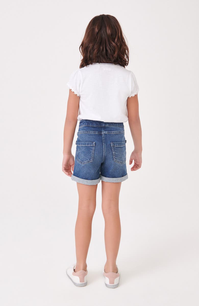 NEXT Kids' Daisy Embroidered Cotton Pocket T-Shirt, Alternate, color, 