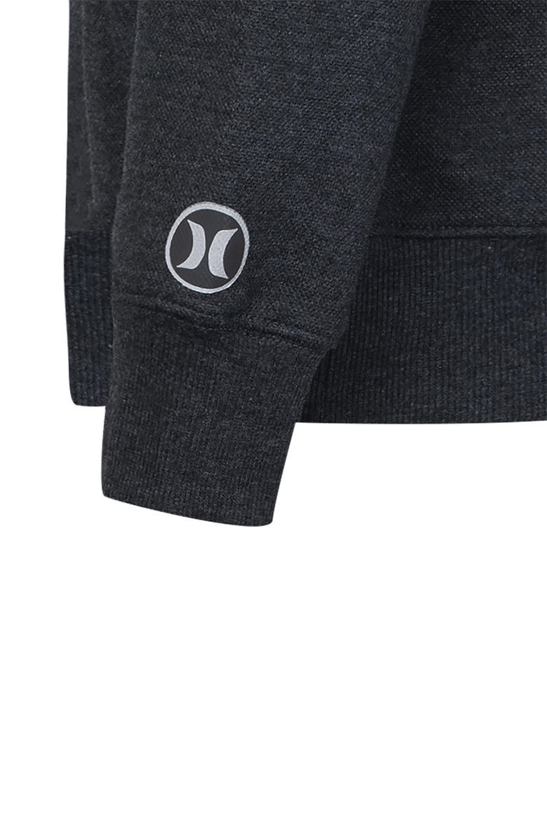 Hurley Heat Fleece Logo Hoodie, Alternate, color, K08black H