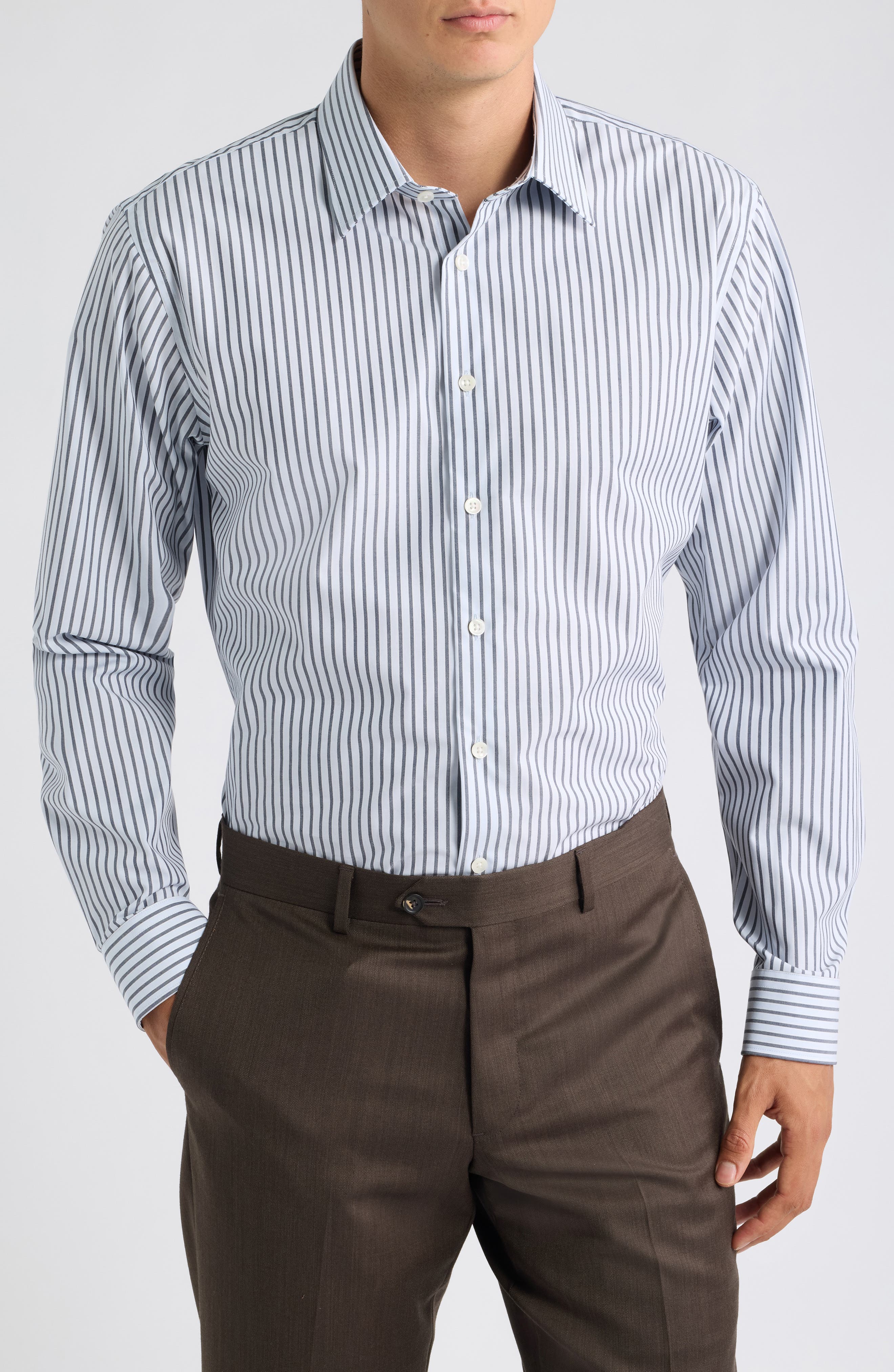 BLUE ALBERTO STRIPE