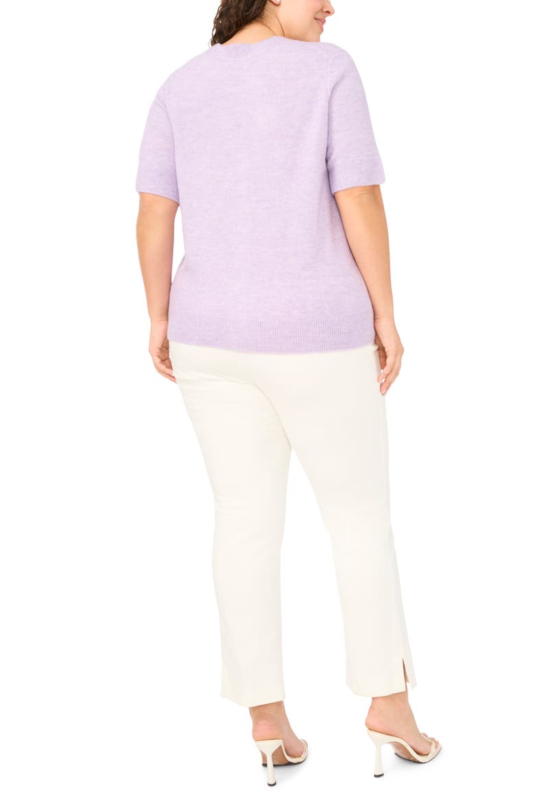 Elbow Sleeve Cardigan, Alternate, color, SOFT LAVENDER