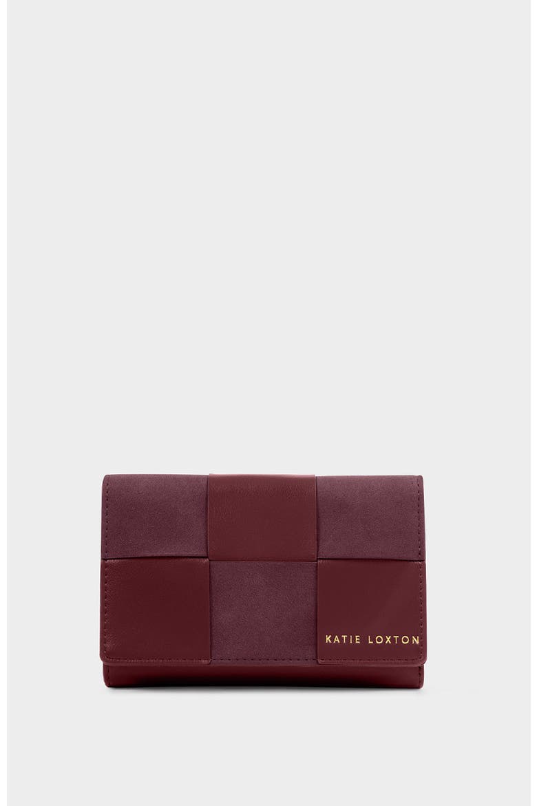 Taya Woven Purse, Main, color, Cherry
