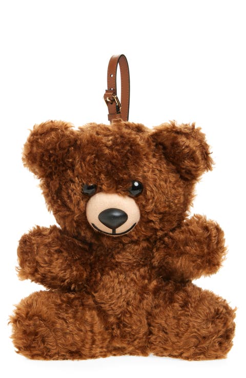 Teddy Bear Wool Faux Fur Clutch