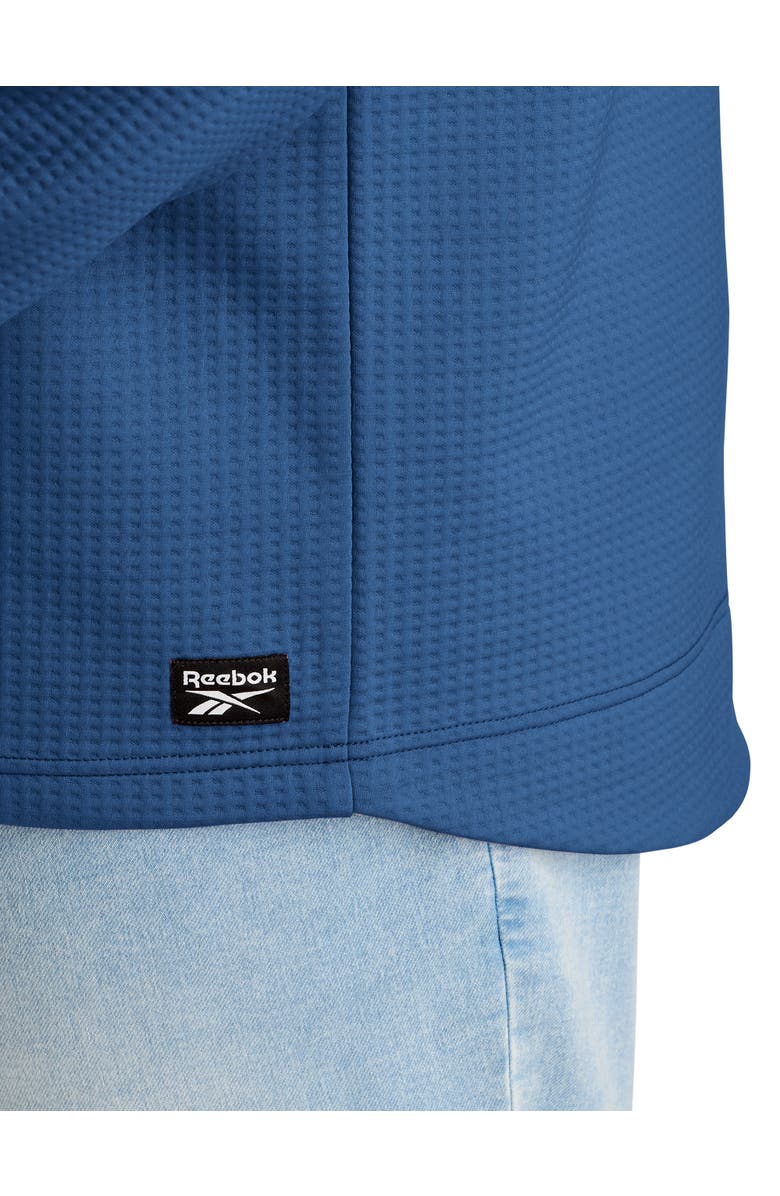Reebok Big & Tall Textured Tech Hoodie, Alternate, color, Athletic Blue