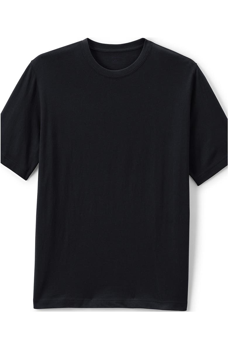 Lands' End School Uniform  Short Sleeve Essential T-shirt, Alternate, color, Black