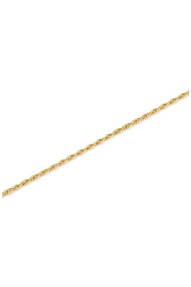 Fine Rope Bracelet, Alternate, color, GOLD