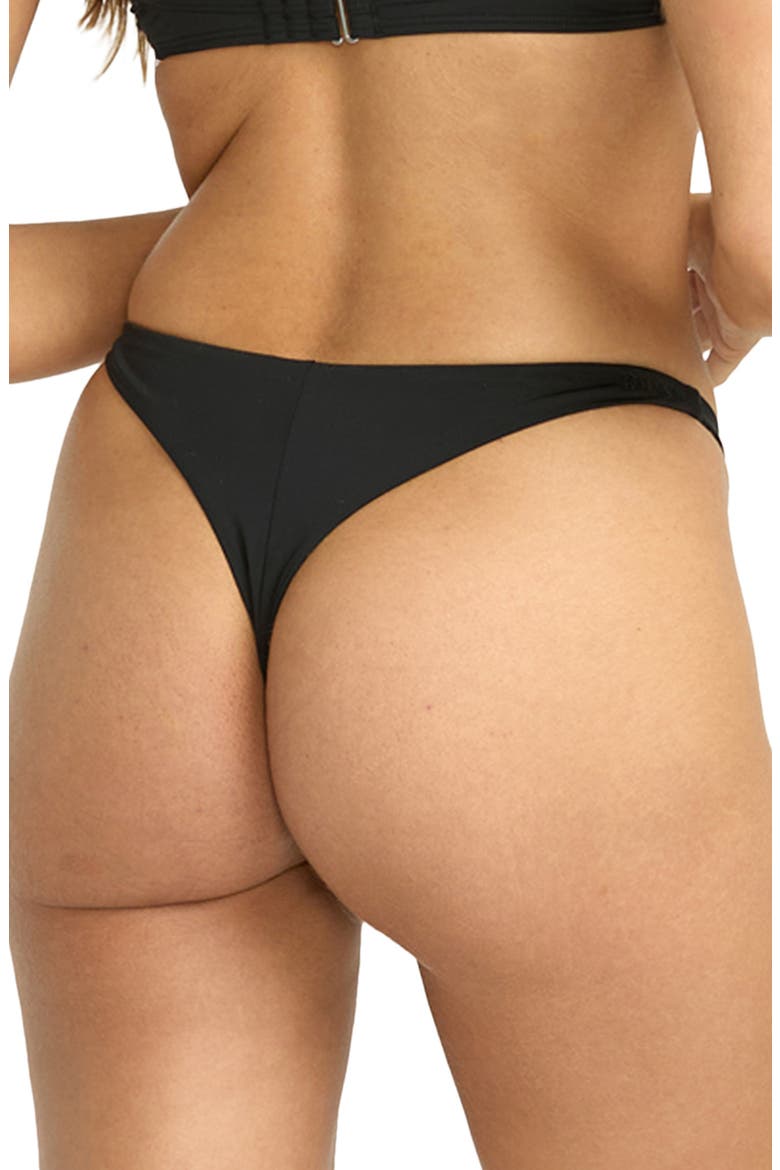 Sol Searcher Maya Bikini Bottoms, Alternate, color, BLACK PEBBLE