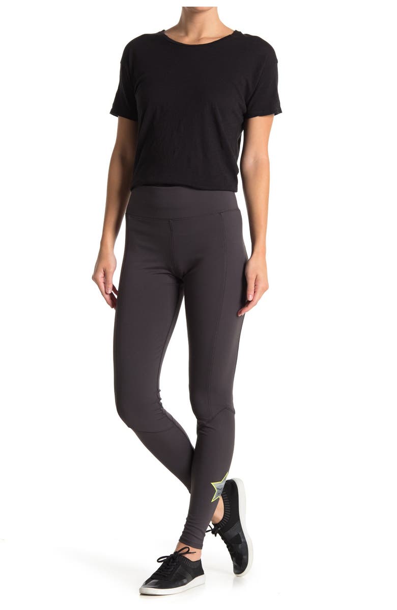 PJ Salvage Neon Pop Star Leggings, Alternate, color, 