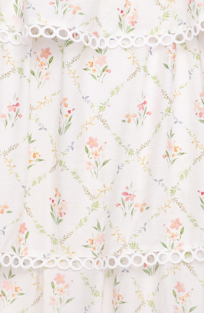Petal & Pup Chapel Maxi Dress, Alternate, color, White Vintage Floral