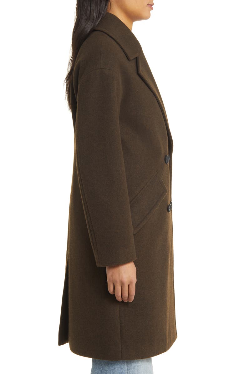 Lucky Brand Double Breasted Coat, Alternate, color, 