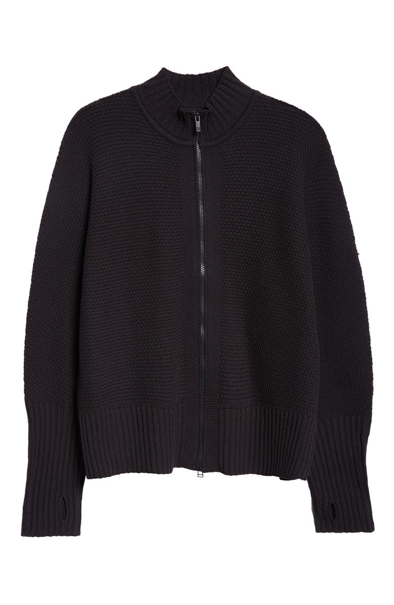 Homme Plissé Issey Miyake Rustic Knit Zip Cardigan | Nordstrom