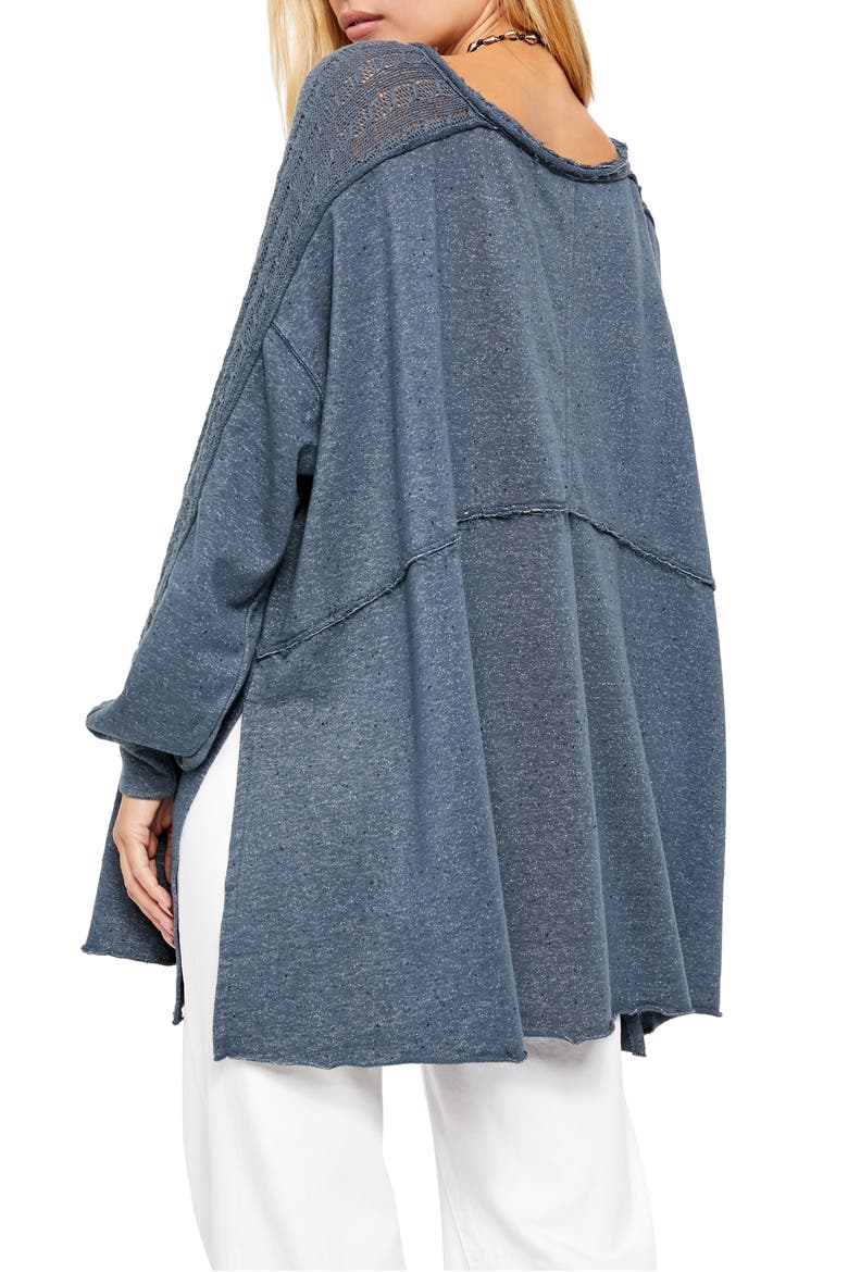 My Girl Pullover, Alternate, color, DARK TURQUOISE