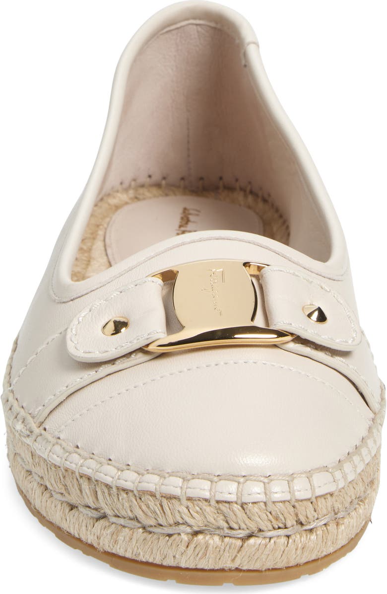 FERRAGAMO Buckle Espadrille Flat, Alternate, color,
