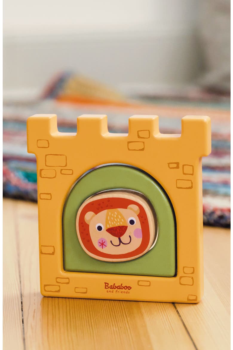 Bababoo Lion Castle My First Puzzle, Alternate, color, Yellow