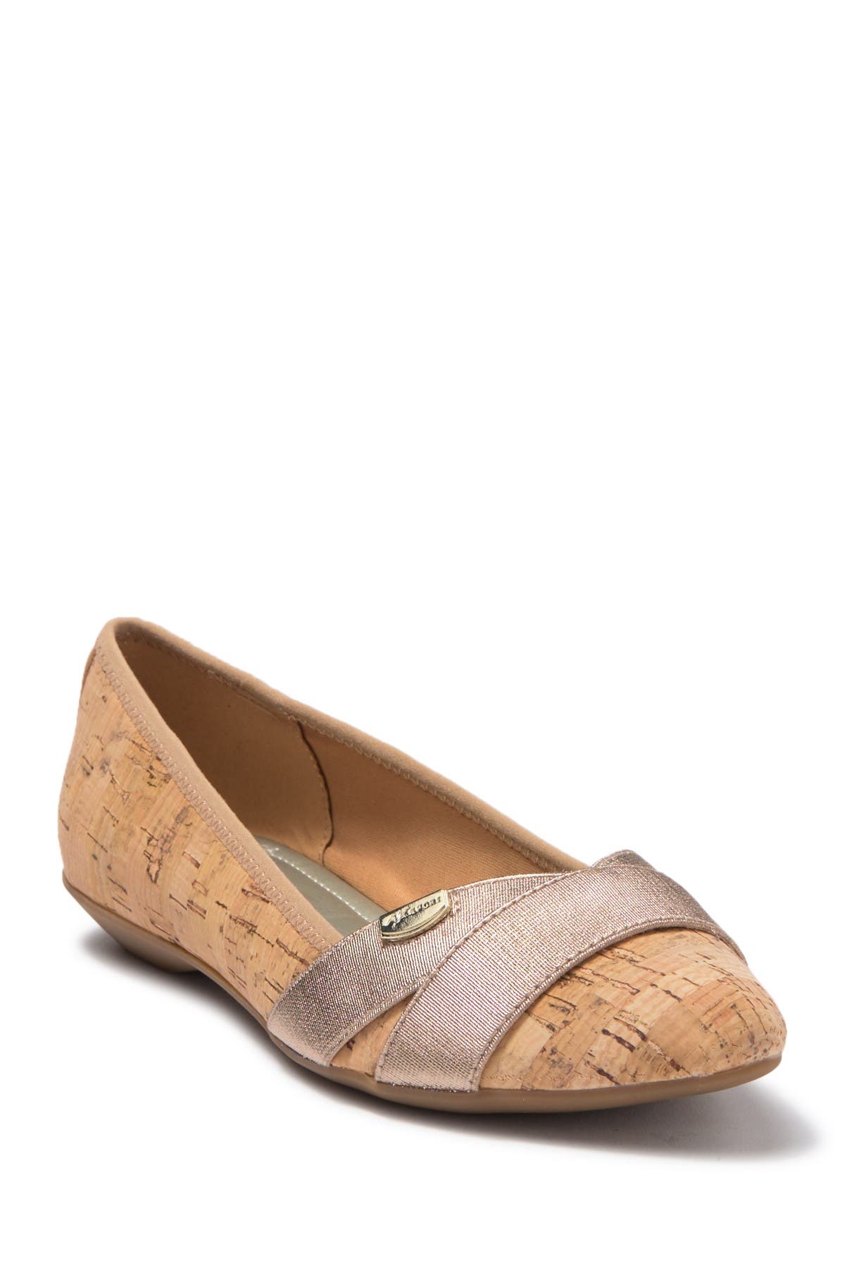 Anne Klein Ozella Pointed Toe Flat, Main, color, 