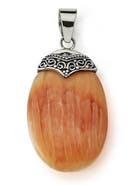 SAMUEL B. Orange Spiny Pendant