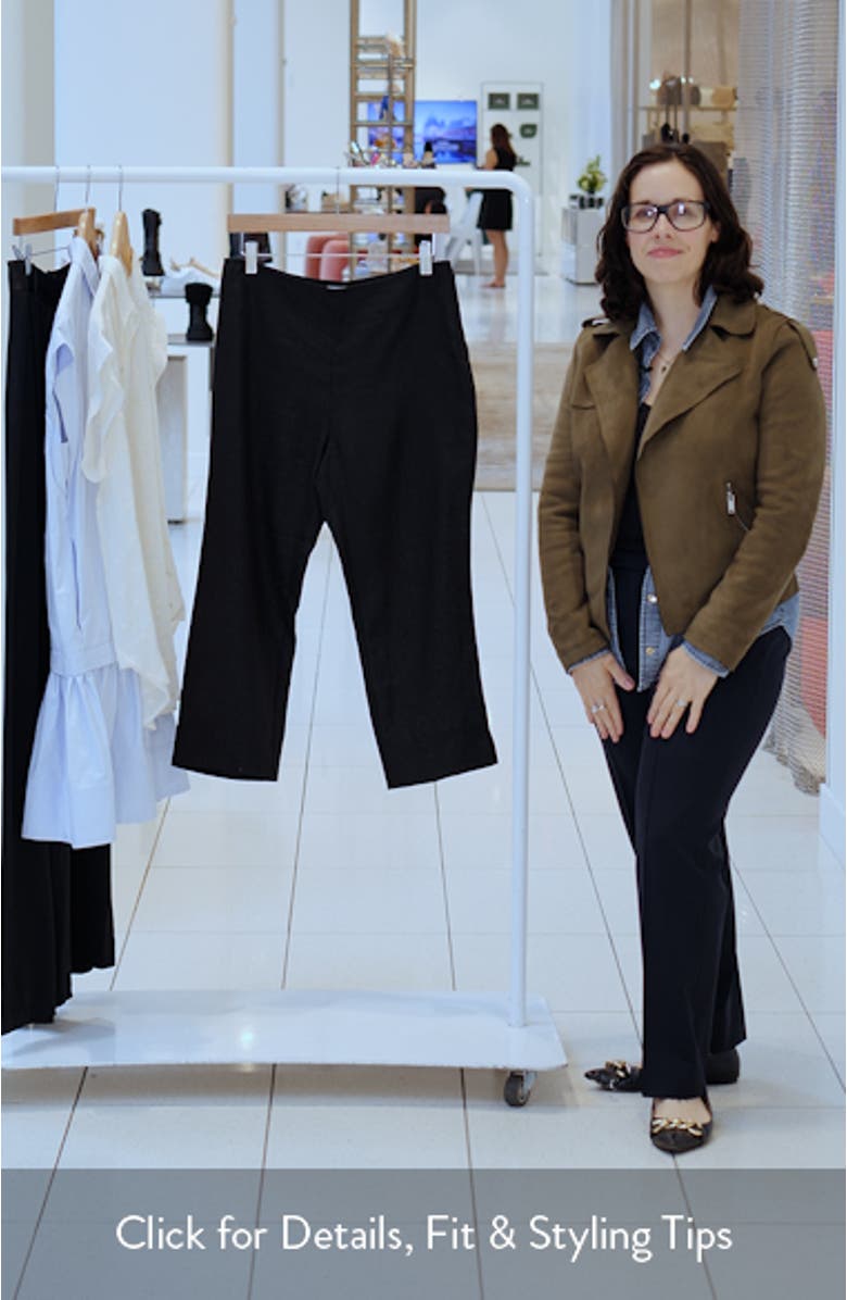 Petra Low Rise Linen Pedal Pusher Pants, sales video thumbnail