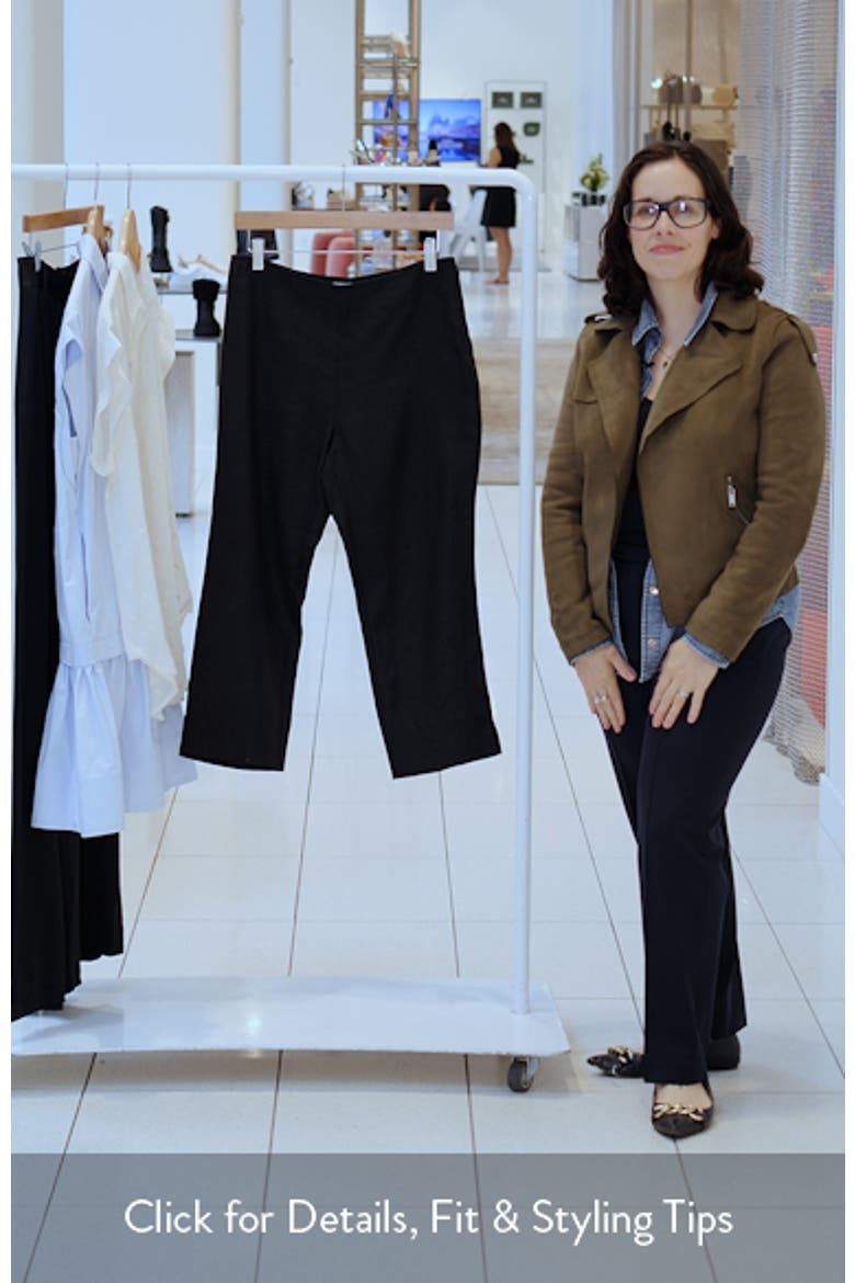 Petra Low Rise Linen Pedal Pusher Pants video