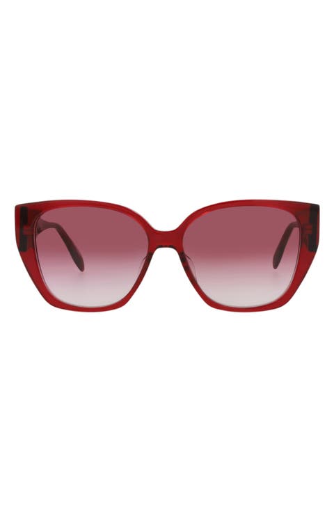 58mm Cat Eye Sunglasses