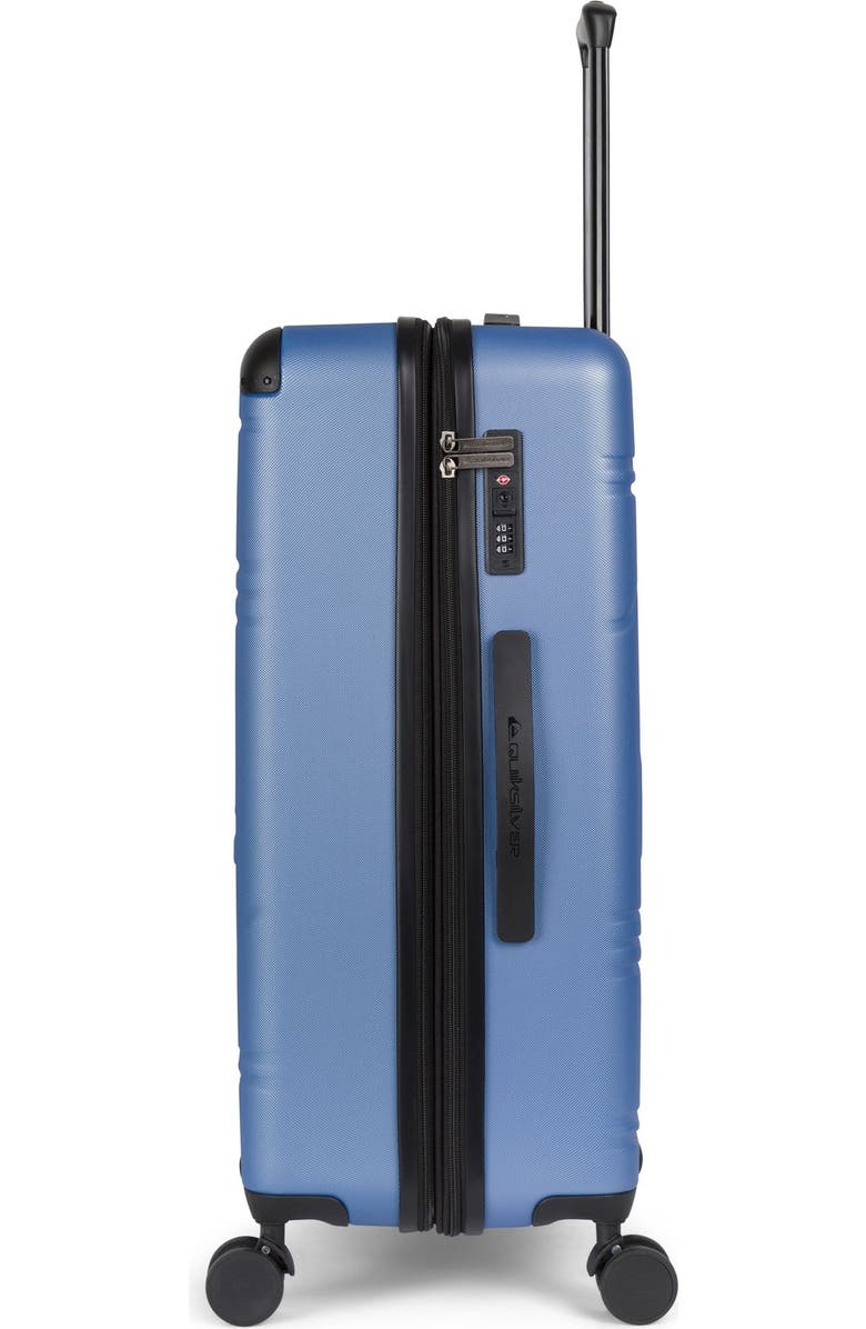 Quiksilver Rincon Suitcases PC Hardside Expandable Luggage with Spinner Wheels, 3-Piece Set, Alternate, color, Ocean Blue