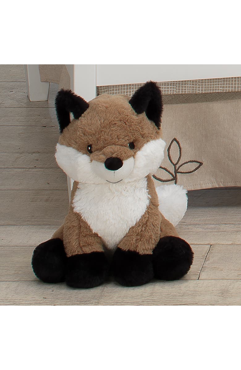Lambs & Ivy Painted Forest Plush Fox Stuffed Animal - Knox, Alternate, color, Beige